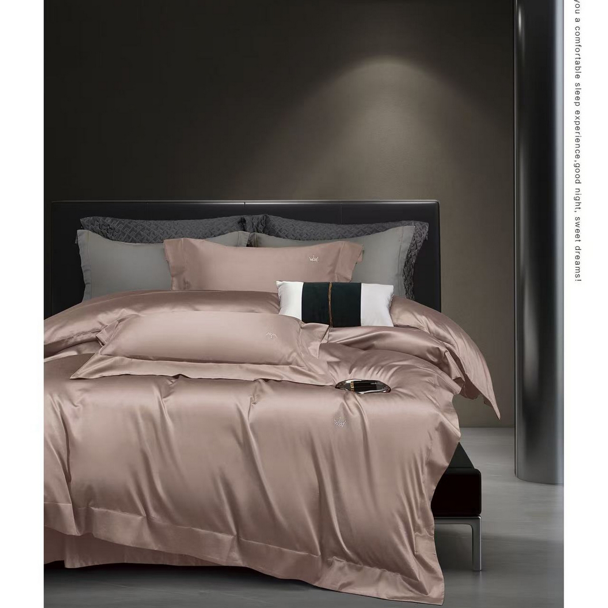 91家纺网 家纺一手货源 找家纺 玖玖爱家纺 2025新款60/50双股四件套-国货之光 国货之光-珊瑚粉