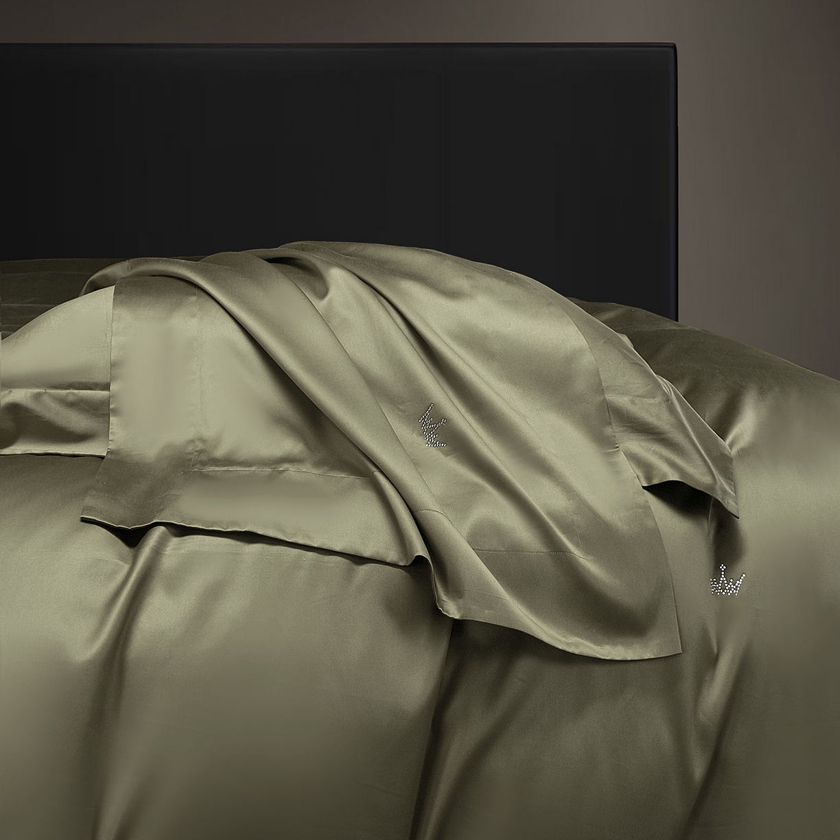 91家纺网 家纺一手货源 找家纺 玖玖爱家纺 2025新款60/50双股四件套-国货之光 国货之光-笋绿