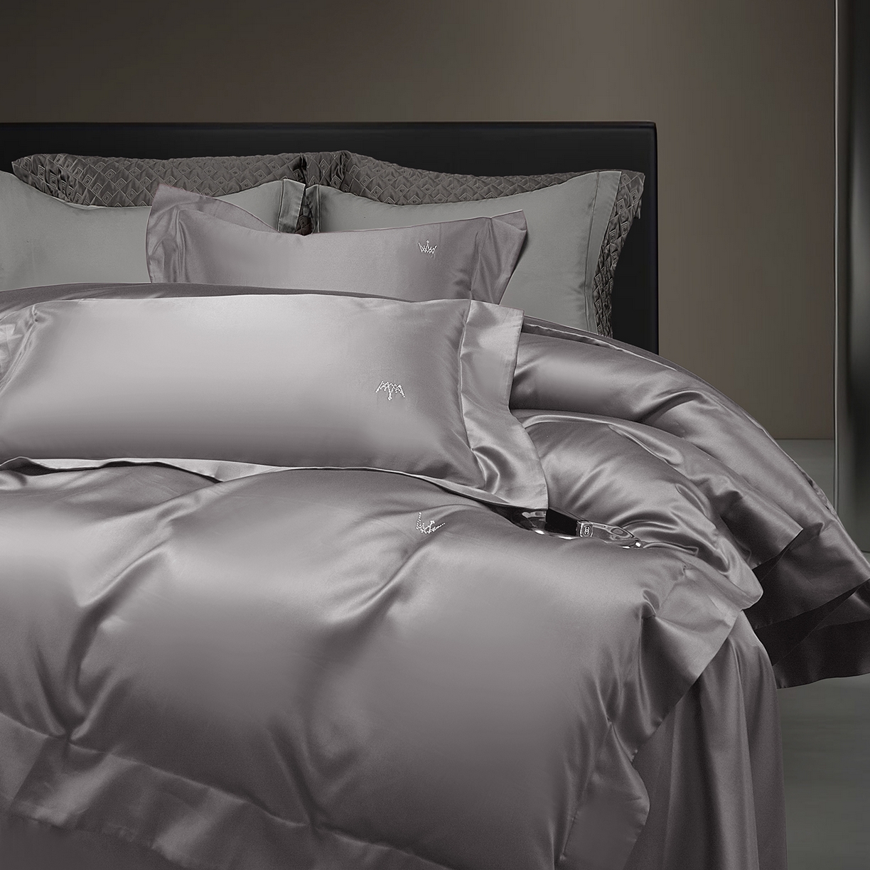 玖玖爱家纺 2025新款60/50双股四件套-国货之光 国货之光-魏紫