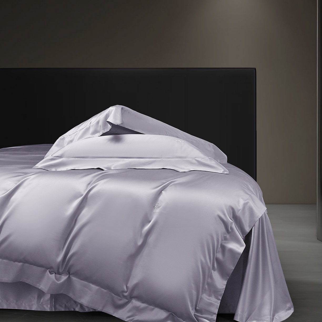 91家纺网 家纺一手货源 找家纺 玖玖爱家纺 2025新款60/50双股四件套-国货之光 国货之光-雪青紫