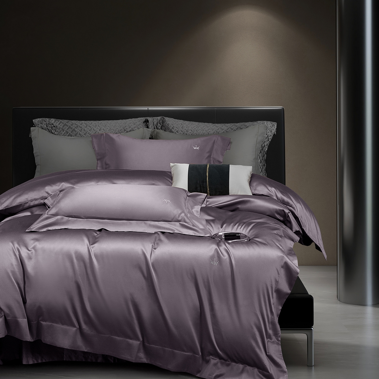 91家纺网 家纺一手货源 找家纺 玖玖爱家纺 2025新款60/50双股四件套-国货之光 国货之光-酱紫