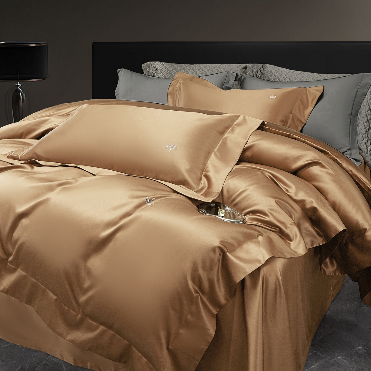 91家纺网 家纺一手货源 找家纺 玖玖爱家纺 2025新款60/50双股四件套-国货之光 国货之光-美人橙