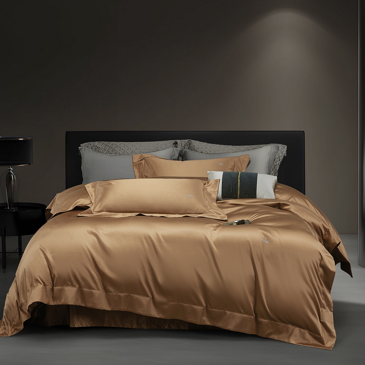 91家纺网 家纺一手货源 找家纺 玖玖爱家纺 2025新款60/50双股四件套-国货之光 国货之光-美人橙