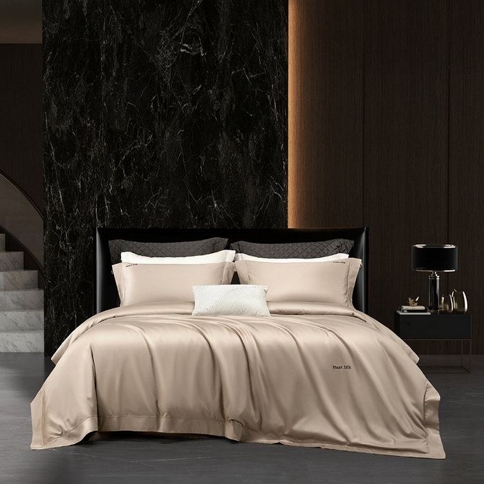 91家纺网 家纺一手货源 找家纺 （总）玖玖爱家纺 2025秋冬新品植物甄丝3星系列奢选新疆阿瓦提长绒棉四件套