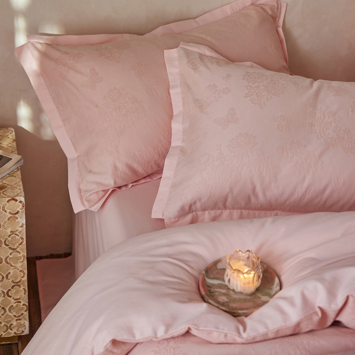 91家纺网 家纺一手货源 找家纺 （总）咏绒家纺工厂店 2025新款A类全棉提花磨毛四件套-科罗拉系列