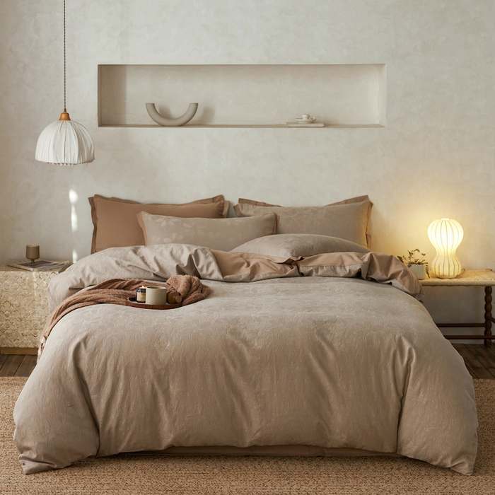 91家纺网 家纺一手货源 找家纺 （总）咏绒家纺工厂店 2025新款A类全棉提花磨毛四件套-科罗拉系列