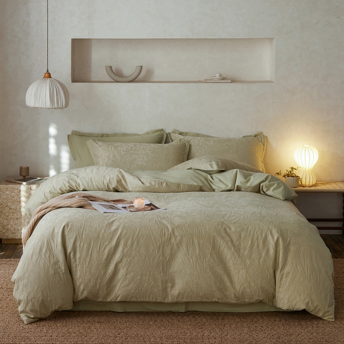 91家纺网 家纺一手货源 找家纺 （总）咏绒家纺工厂店 2025新款A类全棉提花磨毛四件套-科罗拉系列