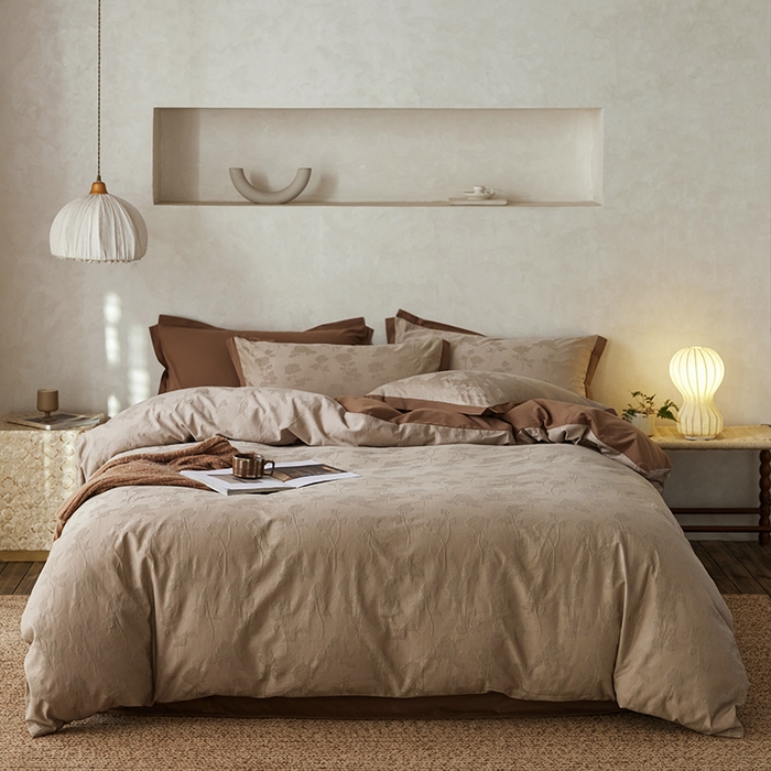 91家纺网 家纺一手货源 找家纺 （总）咏绒家纺工厂店 2025新款A类全棉提花磨毛四件套-科罗拉系列