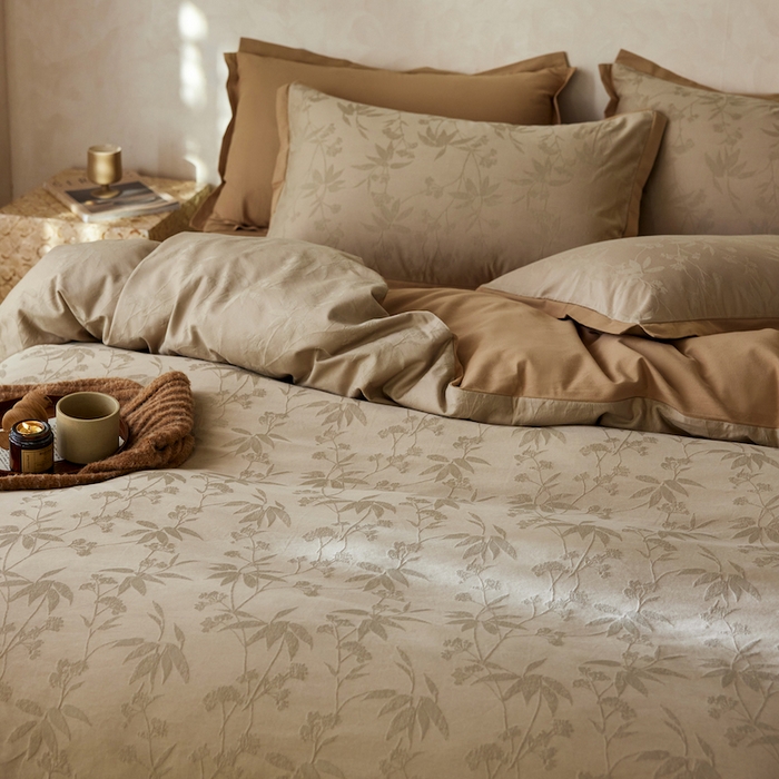 91家纺网 家纺一手货源 找家纺 咏绒家纺工厂店 2025新款A类全棉提花磨毛四件套-科罗拉系列 科罗拉-光巢