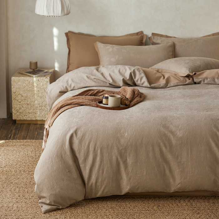 91家纺网 家纺一手货源 找家纺 咏绒家纺工厂店 2025新款A类全棉提花磨毛四件套-科罗拉系列 科罗拉-暖眠