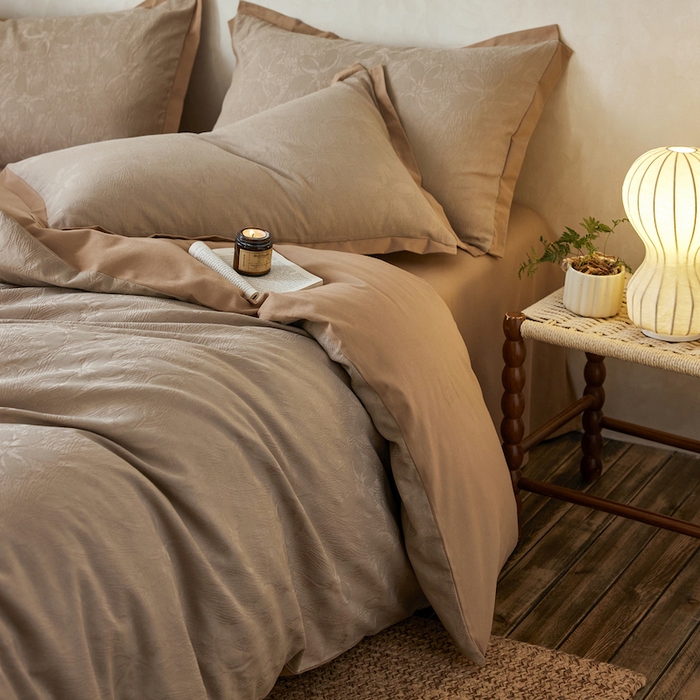 91家纺网 家纺一手货源 找家纺 咏绒家纺工厂店 2025新款A类全棉提花磨毛四件套-科罗拉系列 科罗拉-暖眠