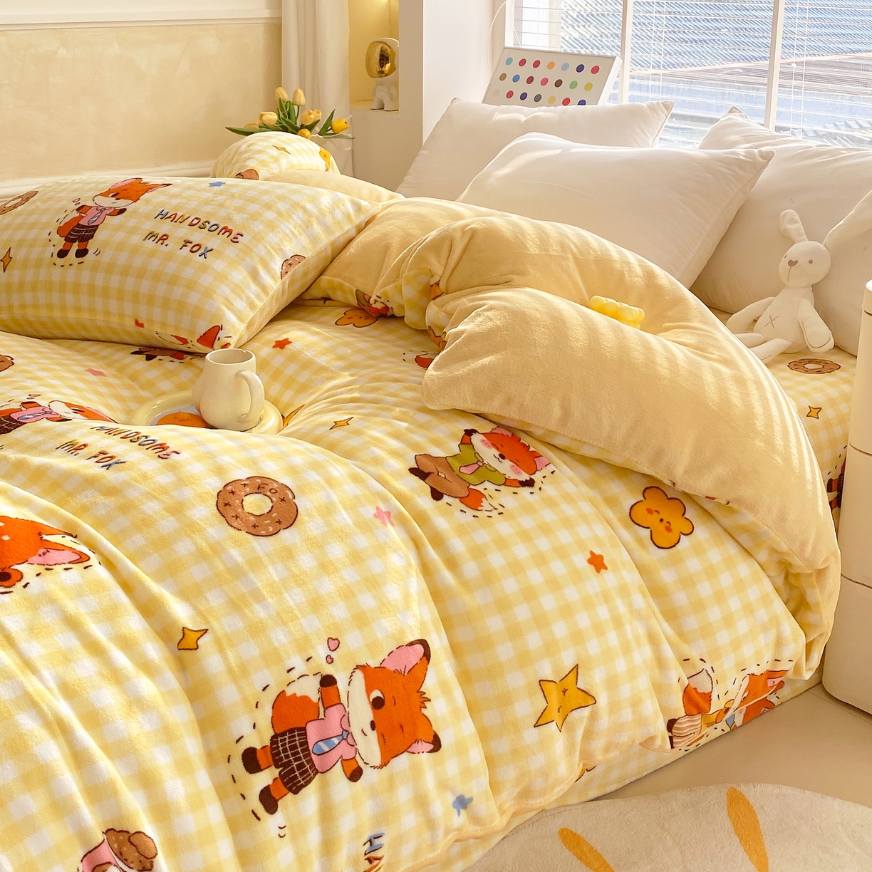 91家纺网 家纺一手货源 找家纺 （总）金鑫汇家纺 2025年加厚高克重A类牛奶绒单被套 被套单件