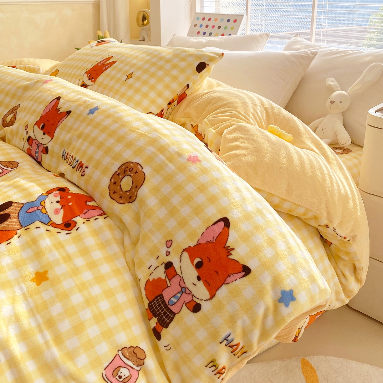 91家纺网 家纺一手货源 找家纺 （总）金鑫汇家纺 2025年加厚高克重A类牛奶绒单被套 被套单件