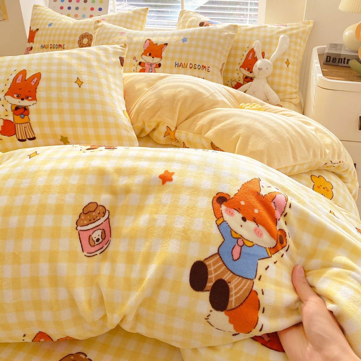 91家纺网 家纺一手货源 找家纺 （总）金鑫汇家纺 2025年加厚高克重A类牛奶绒单被套 被套单件