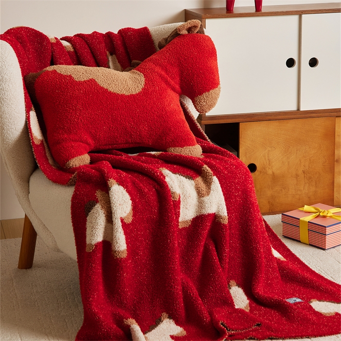 91家纺网 家纺一手货源 找家纺 暖绵绵家纺 2025新款毛毯抱枕-米洛特 组合图仅供参考不可下单