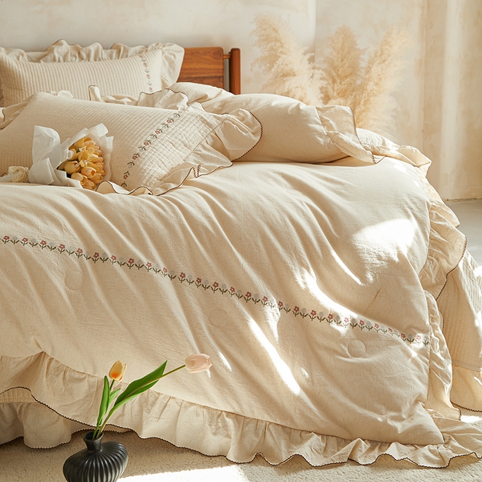 91家纺网 家纺一手货源 找家纺 （总）上喜 热卖牛奶绒珍珠床盖款三件套四件套