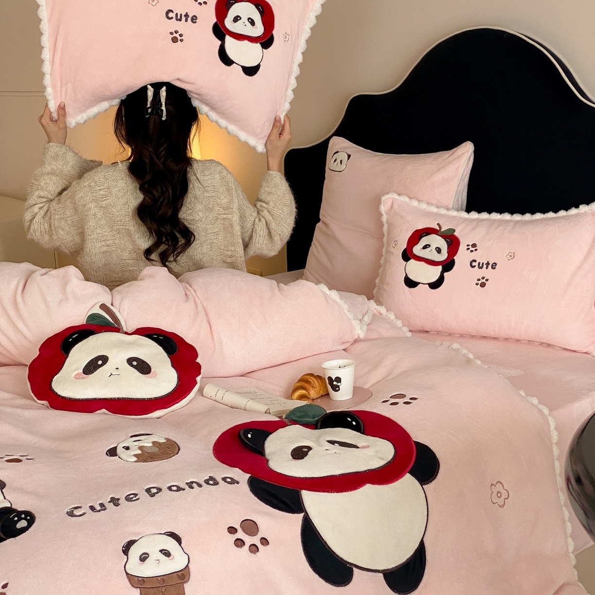 91家纺网 家纺一手货源 找家纺 （总）馨蕊家居 2025秋冬新款轻奢煦暖绒系列-绒卡通（会员-10）控价318/348/368