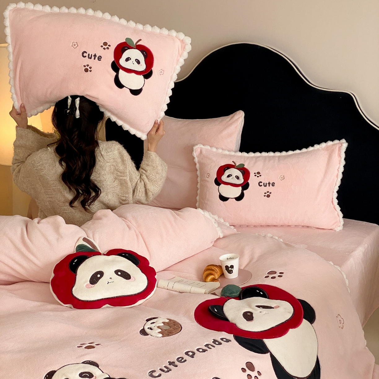 91家纺网 家纺一手货源 找家纺 （总）馨蕊家居 2025秋冬新款轻奢煦暖绒系列-绒卡通（会员-10）控价318/348/368