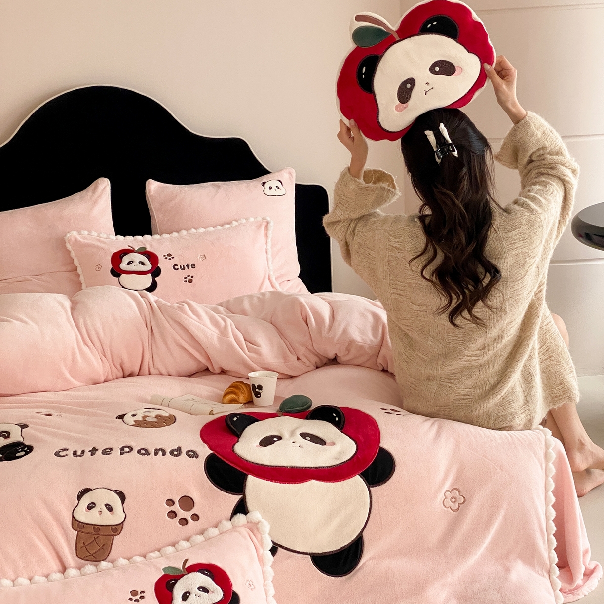 91家纺网 家纺一手货源 找家纺 （总）馨蕊家居 2025秋冬新款轻奢煦暖绒系列-绒卡通（会员-10）控价318/348/368