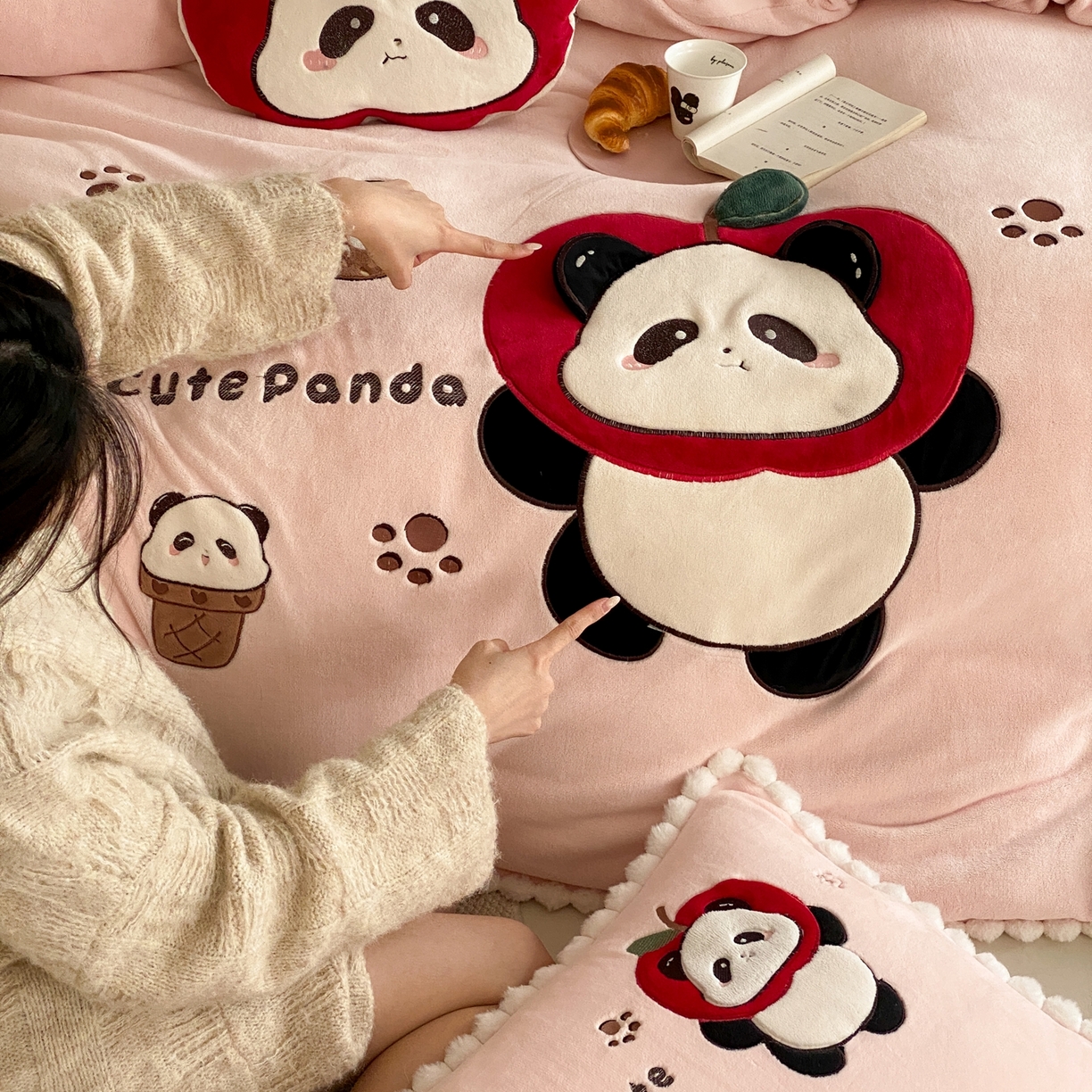 91家纺网 家纺一手货源 找家纺 （总）馨蕊家居 2025秋冬新款轻奢煦暖绒系列-绒卡通（会员-10）控价318/348/368