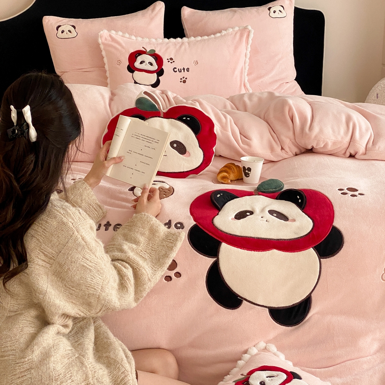 91家纺网 家纺一手货源 找家纺 （总）馨蕊家居 2025秋冬新款轻奢煦暖绒系列-绒卡通（会员-10）控价318/348/368