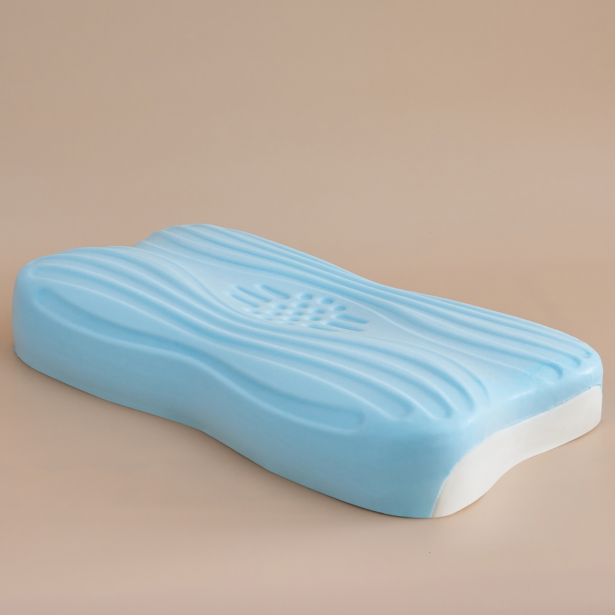 91家纺网 家纺一手货源 找家纺 乐可 2025新款浪漫摆烂情侣记忆枕枕头枕芯 浪漫情侣枕-蓝