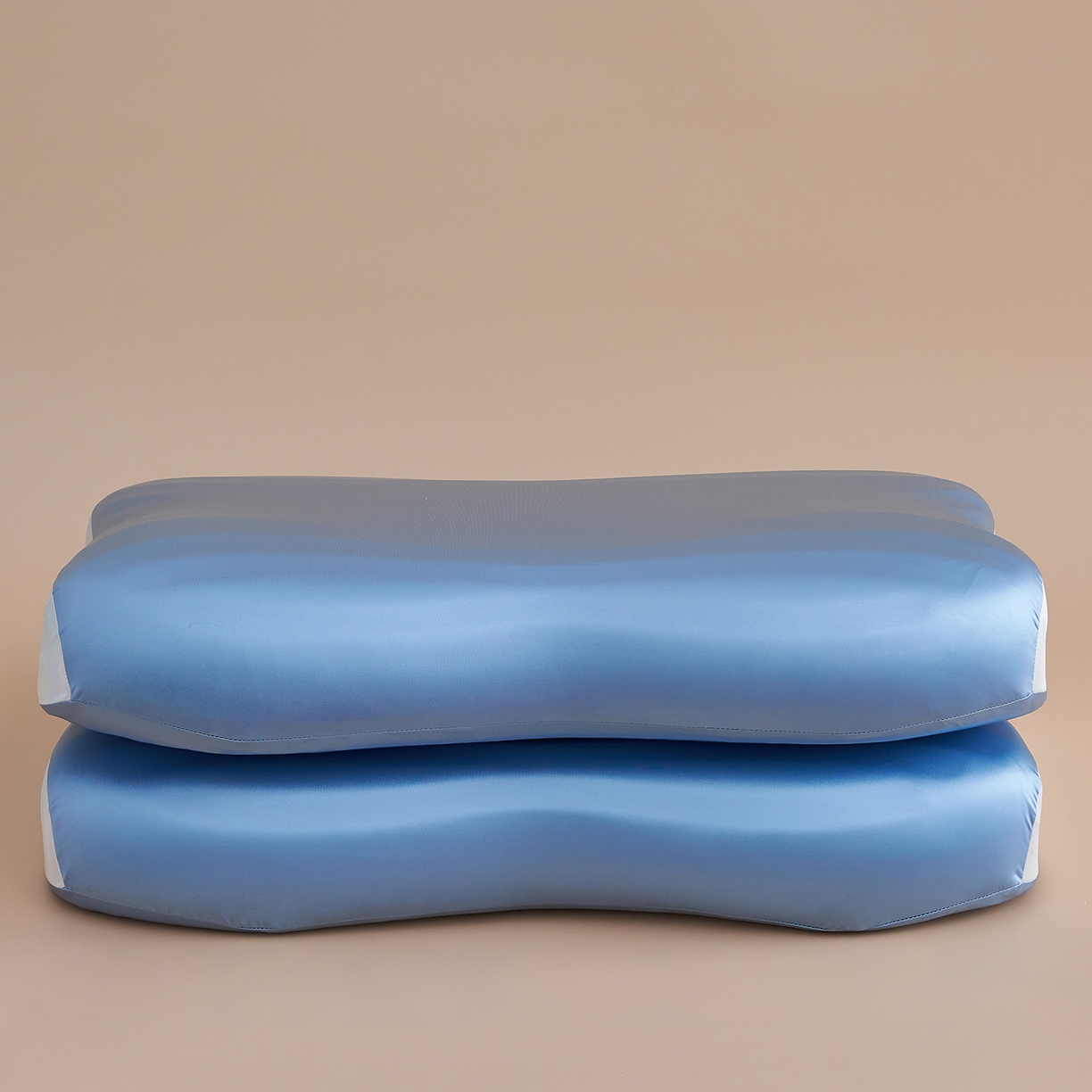 91家纺网 家纺一手货源 找家纺 乐可 2025新款浪漫摆烂情侣记忆枕枕头枕芯 浪漫情侣枕-蓝