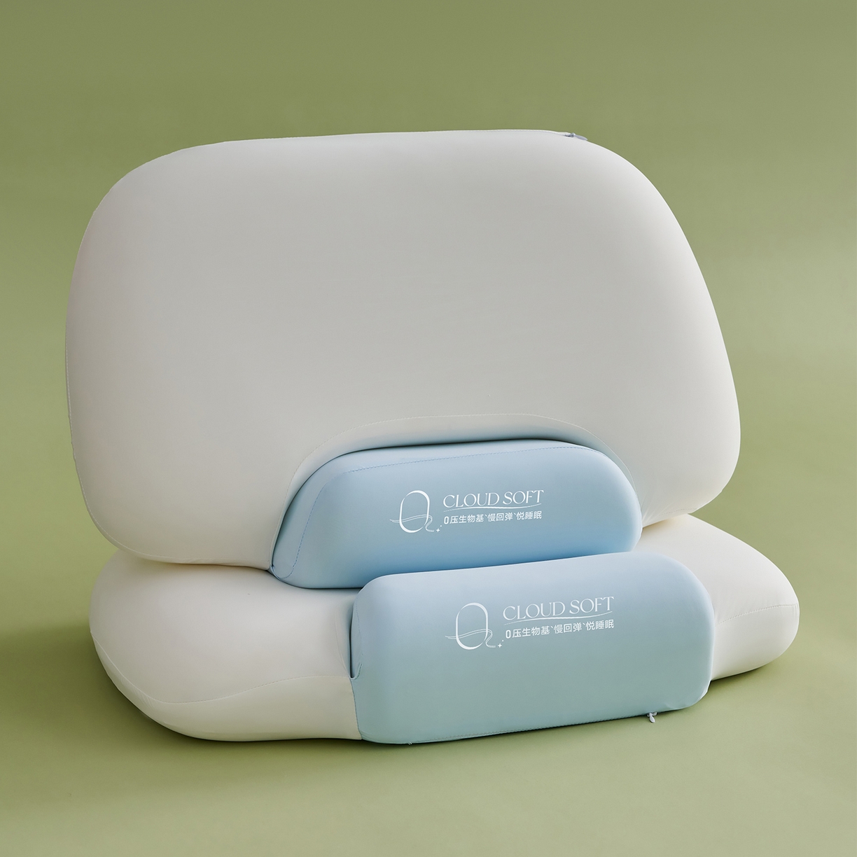 91家纺网 家纺一手货源 找家纺 （总）乐可 2025新款零压双向深睡护颈记忆枕枕头枕芯