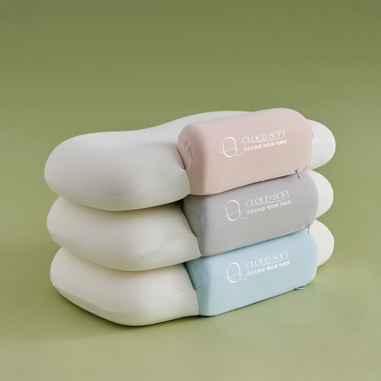 91家纺网 家纺一手货源 找家纺 乐可 2025新款零压双向深睡护颈记忆枕枕头枕芯 组合图仅供参考不可下单