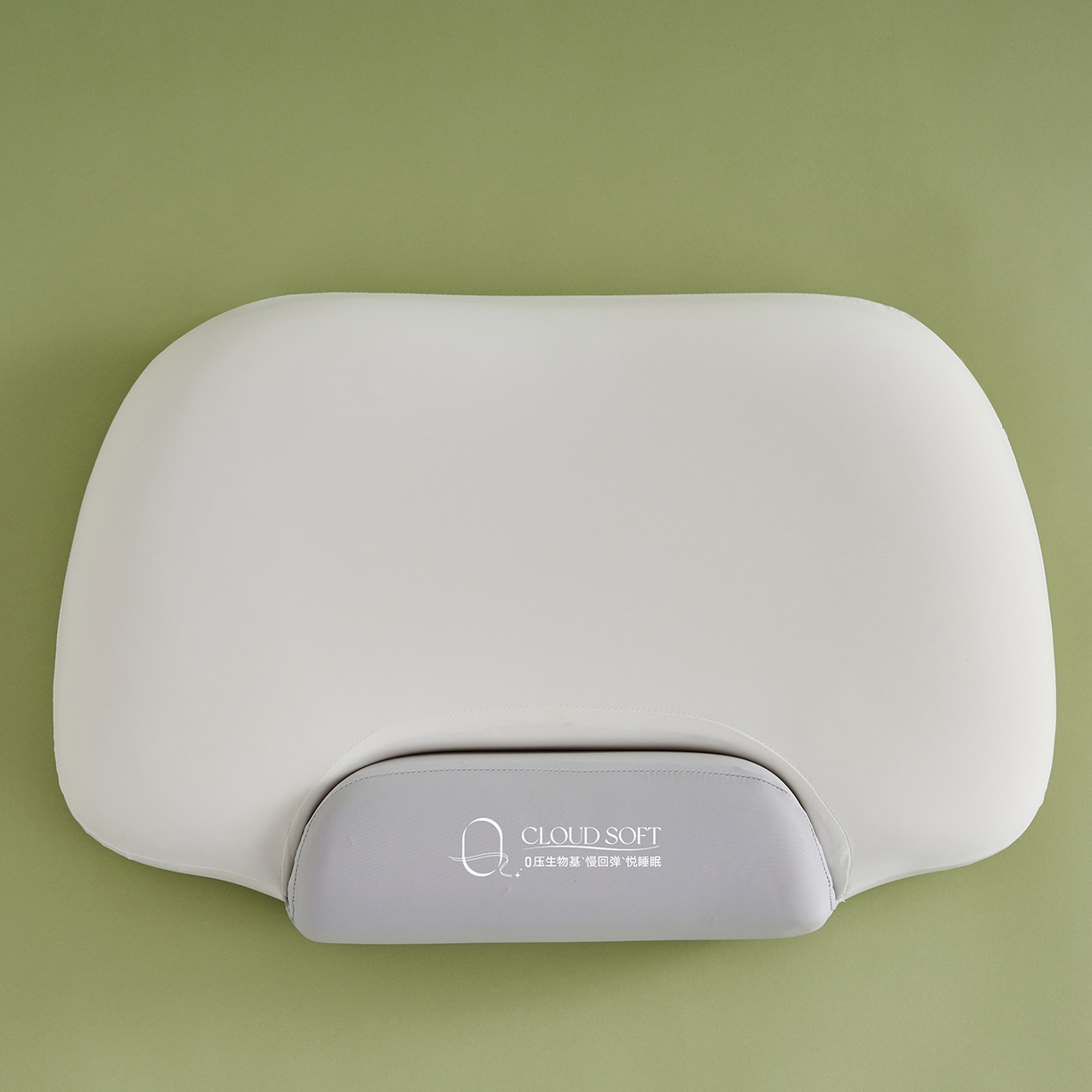 91家纺网 家纺一手货源 找家纺 乐可 2025新款零压双向深睡护颈记忆枕枕头枕芯 零压双向深睡枕-灰