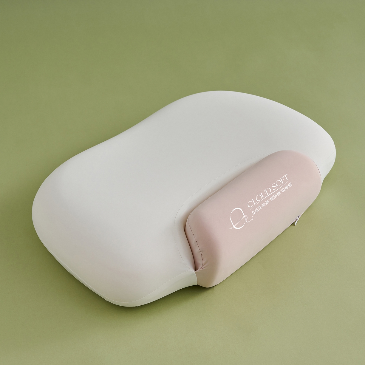 91家纺网 家纺一手货源 找家纺 乐可 2025新款零压双向深睡护颈记忆枕枕头枕芯 零压双向深睡枕-粉