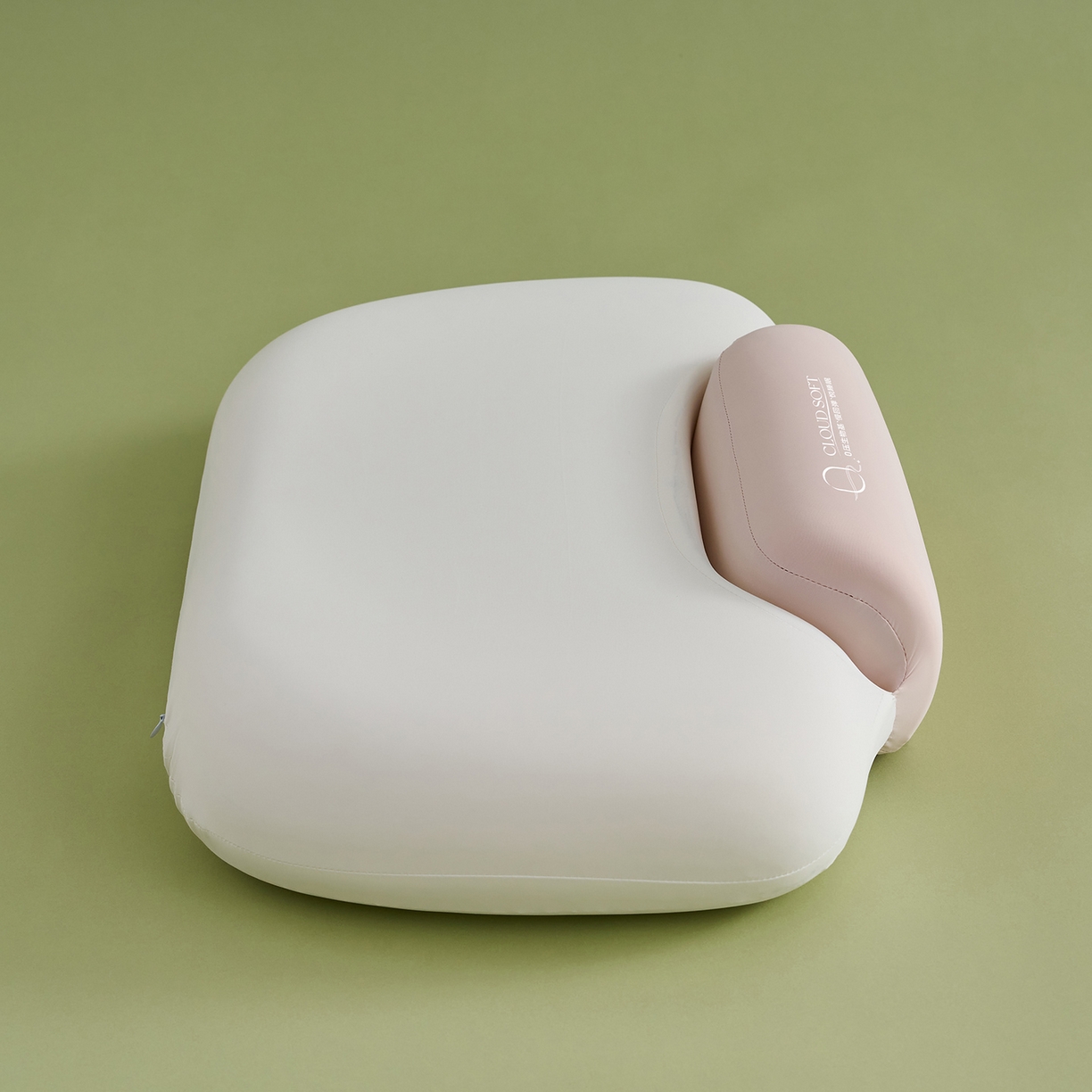 91家纺网 家纺一手货源 找家纺 乐可 2025新款零压双向深睡护颈记忆枕枕头枕芯 零压双向深睡枕-粉