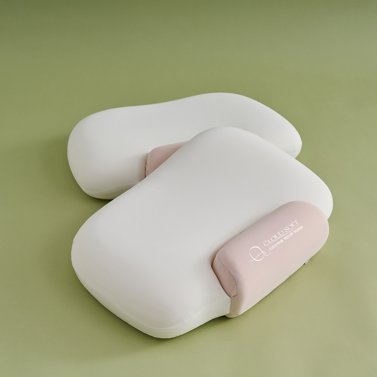 91家纺网 家纺一手货源 找家纺 乐可 2025新款零压双向深睡护颈记忆枕枕头枕芯 零压双向深睡枕-粉