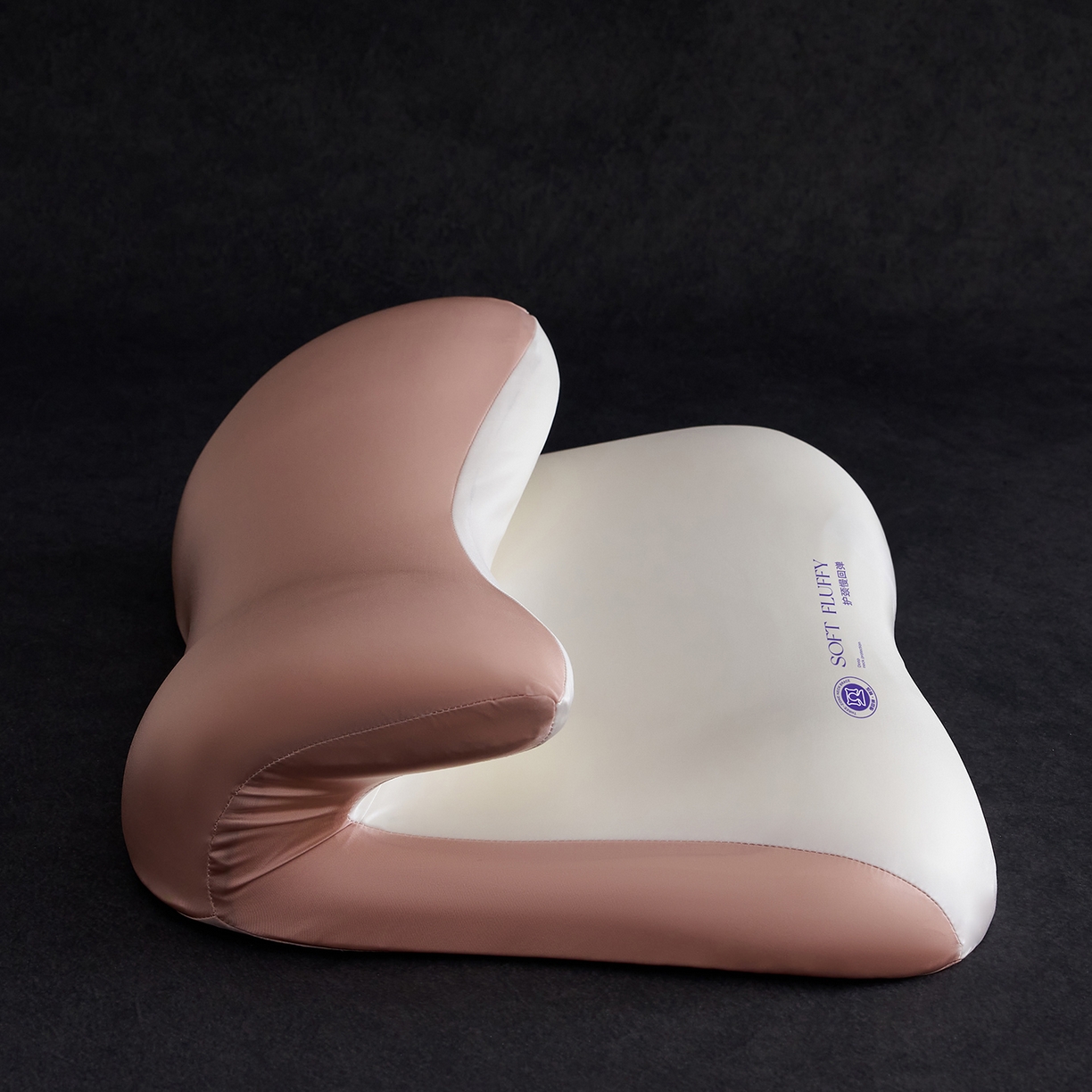 91家纺网 家纺一手货源 找家纺 乐可 2025新款零压云翼记忆枕枕头枕芯 零压云翼枕-粉