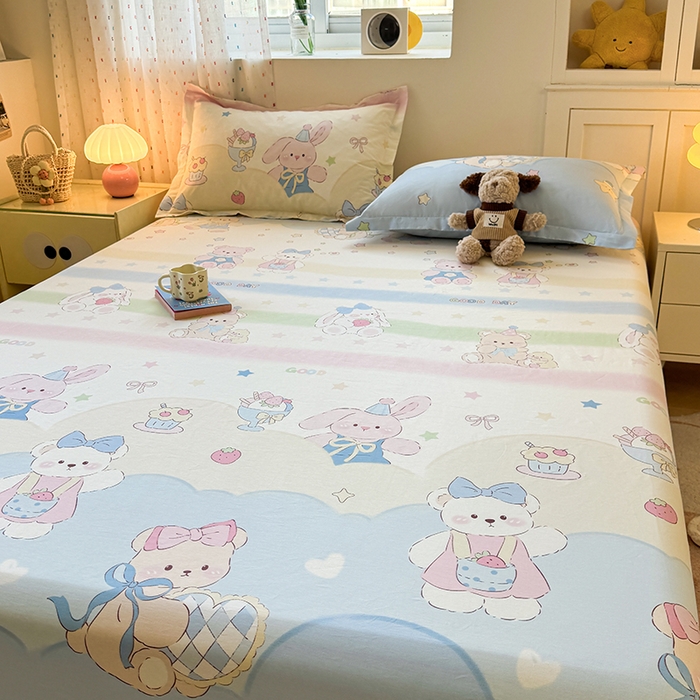 91家纺网 家纺一手货源 找家纺 （总）名优家纺 2026新款12868全棉印花床笠