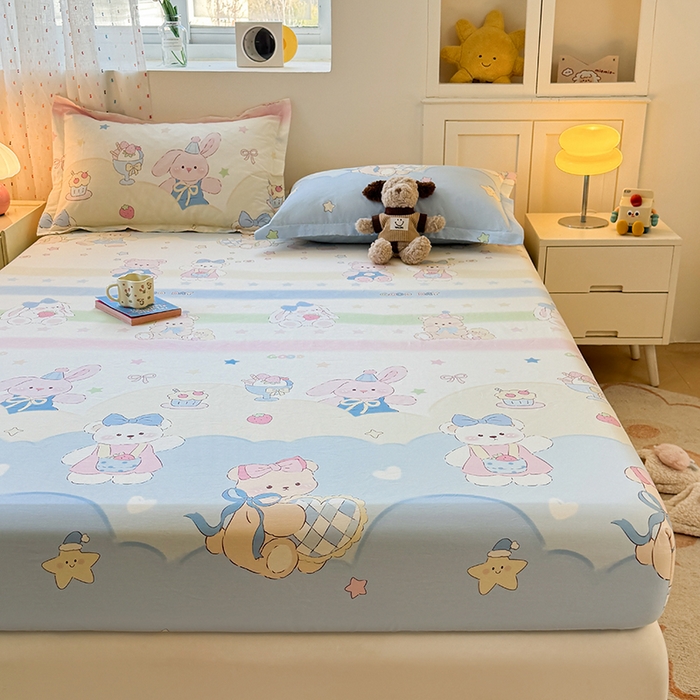 91家纺网 家纺一手货源 找家纺 （总）名优家纺 2026新款12868全棉印花床笠