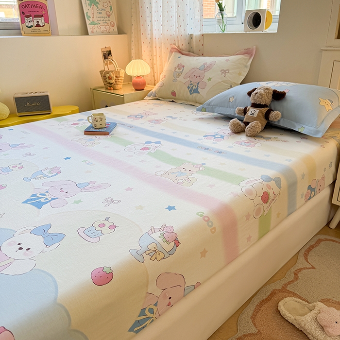 91家纺网 家纺一手货源 找家纺 （总）名优家纺 2026新款12868全棉印花床笠