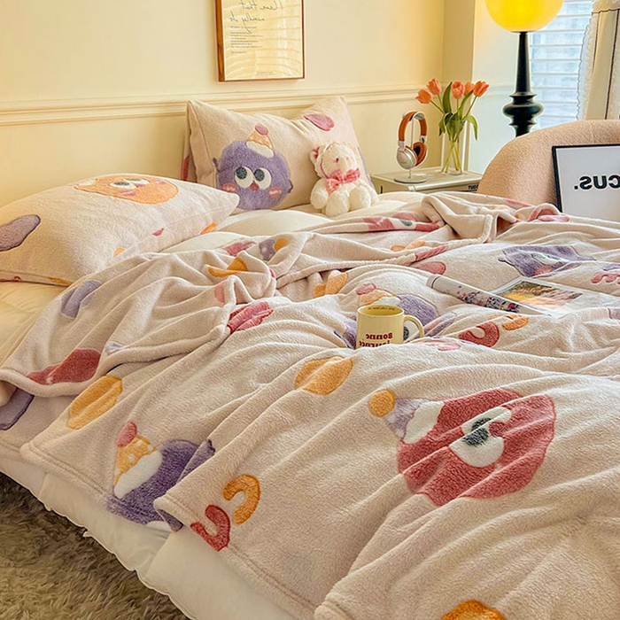 91家纺网 家纺一手货源 找家纺 爱彼家纺 2025热门冬季加厚雪花绒印花多功能毛毯毯子修色图-系列二 毛毛球