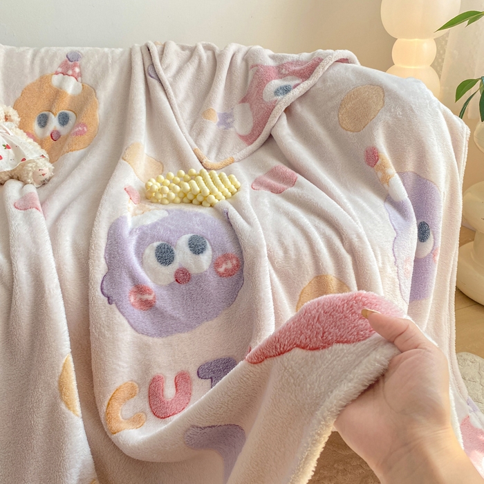 91家纺网 家纺一手货源 找家纺 爱彼家纺 2025热门冬季加厚雪花绒印花多功能毛毯毯子修色图-系列二 毛毛球