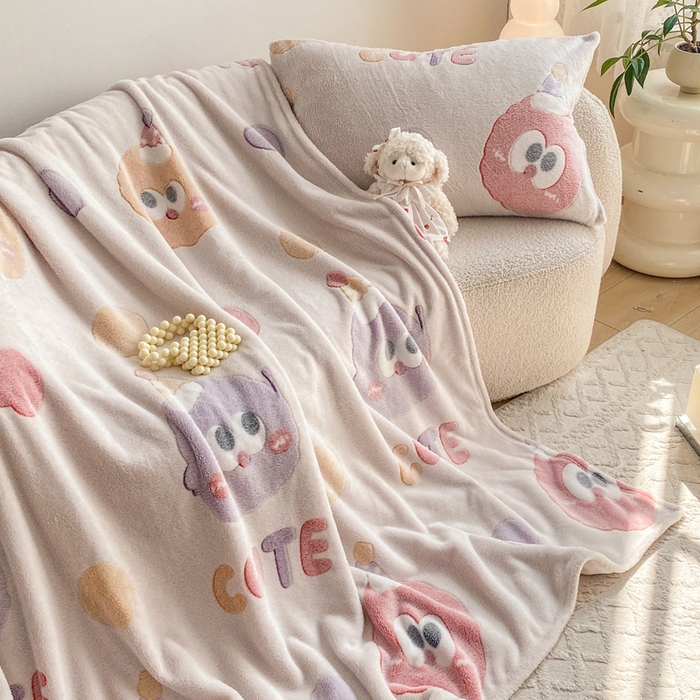 91家纺网 家纺一手货源 找家纺 爱彼家纺 2025热门冬季加厚雪花绒印花多功能毛毯毯子修色图-系列二 毛毛球