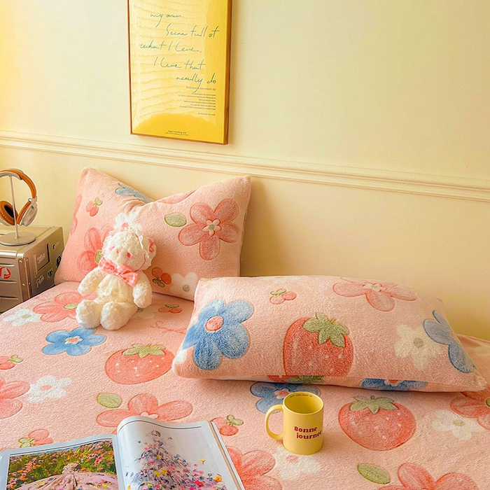 91家纺网 家纺一手货源 找家纺 爱彼家纺 2025热门冬季加厚雪花绒印花多功能毛毯毯子修色图-系列二 七彩乐园