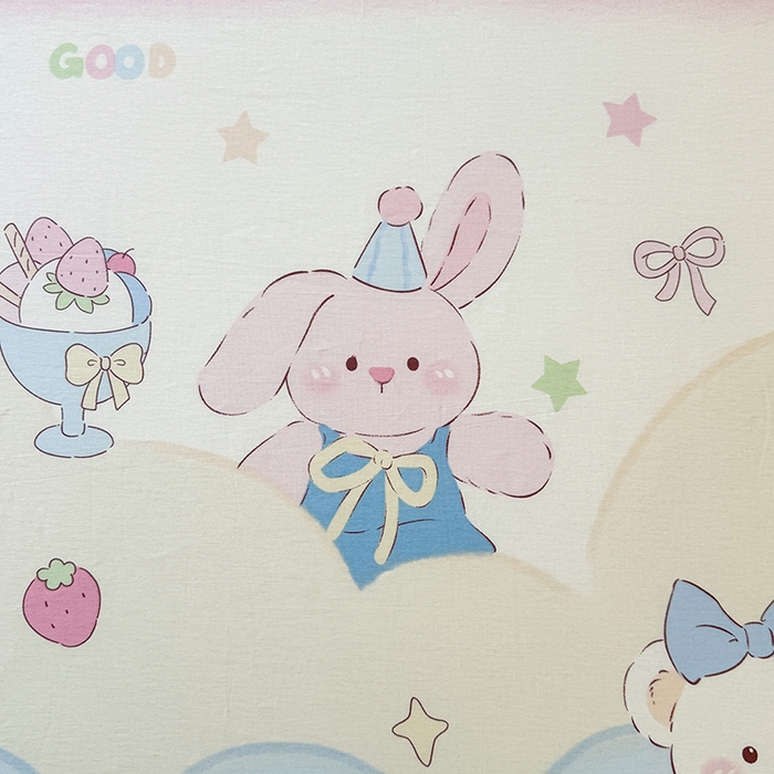 91家纺网 家纺一手货源 找家纺 名优家纺 2026新款12868全棉印花床笠 安妮日常