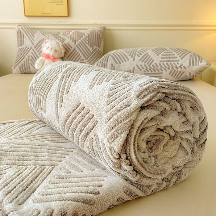 91家纺网 家纺一手货源 找家纺 爱彼家纺 2025热门冬季加厚雪花绒印花多功能毛毯毯子修色图-系列二 想听海风