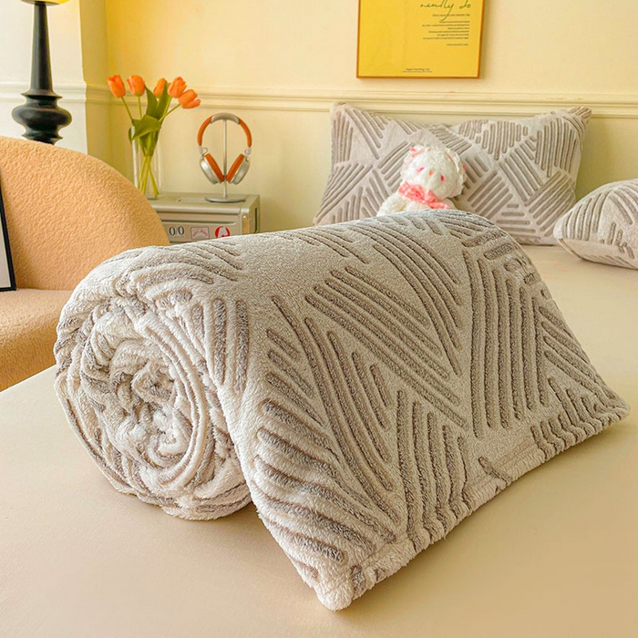 91家纺网 家纺一手货源 找家纺 爱彼家纺 2025热门冬季加厚雪花绒印花多功能毛毯毯子修色图-系列二 想听海风