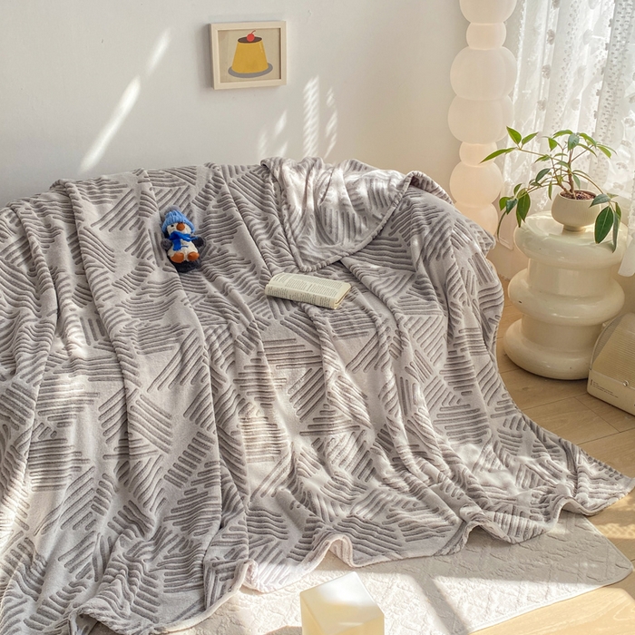 91家纺网 家纺一手货源 找家纺 爱彼家纺 2025热门冬季加厚雪花绒印花多功能毛毯毯子修色图-系列二 想听海风