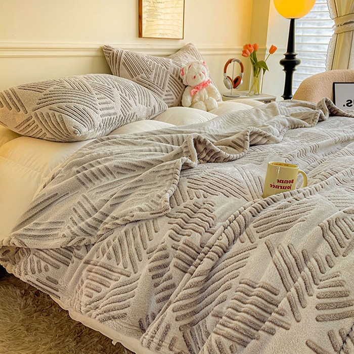 91家纺网 家纺一手货源 找家纺 爱彼家纺 2025热门冬季加厚雪花绒印花多功能毛毯毯子修色图-系列二 想听海风