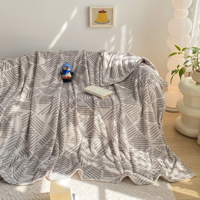 91家纺网 家纺一手货源 找家纺 爱彼家纺 2025热门冬季加厚雪花绒印花多功能毛毯毯子修色图-系列二 想听海风