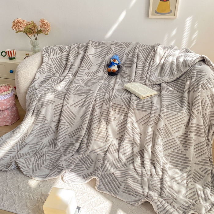 91家纺网 家纺一手货源 找家纺 爱彼家纺 2025热门冬季加厚雪花绒印花多功能毛毯毯子修色图-系列二 想听海风