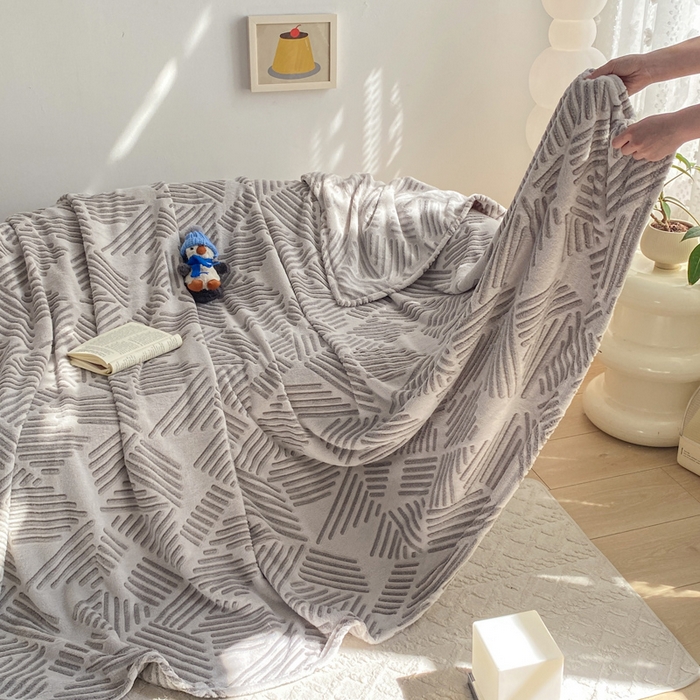 91家纺网 家纺一手货源 找家纺 爱彼家纺 2025热门冬季加厚雪花绒印花多功能毛毯毯子修色图-系列二 想听海风