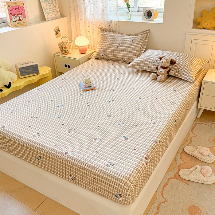 91家纺网 家纺一手货源 找家纺 名优家纺 2026新款12868全棉印花床笠 帽子比熊